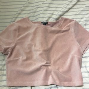 Pink crop top